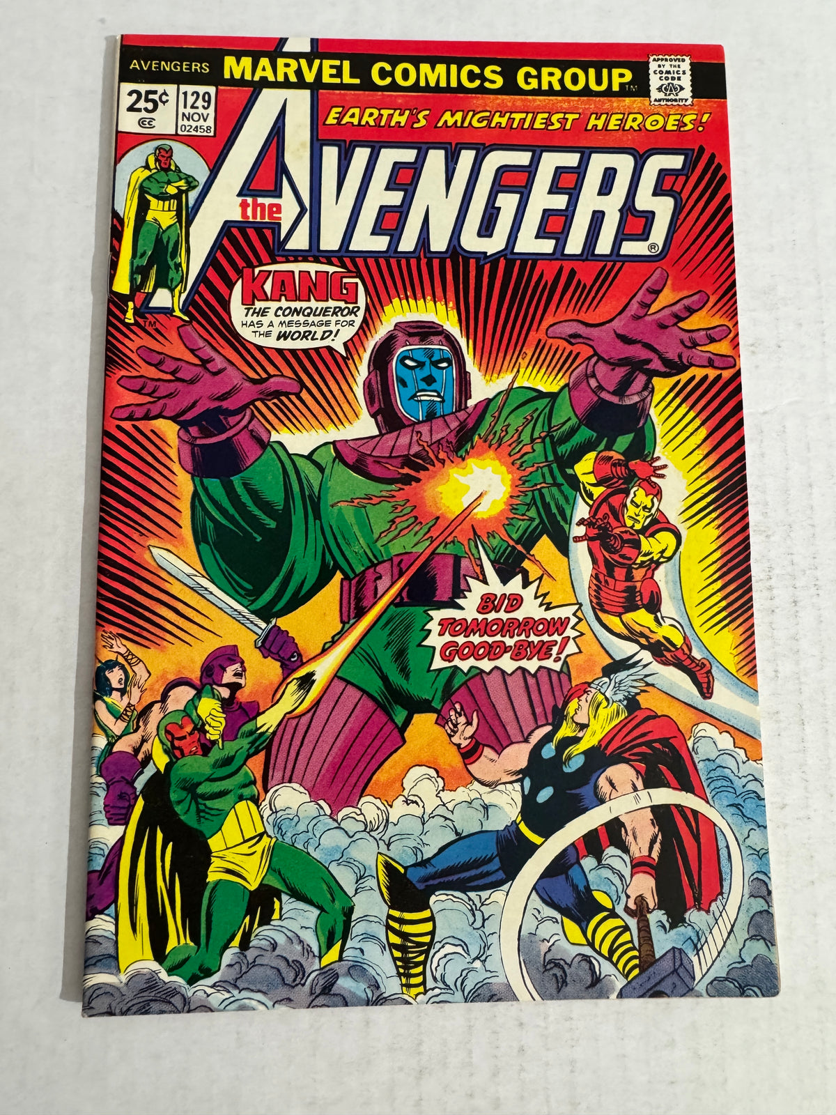 AVENGERS #129 VF/NM 1ST APPEARANCE