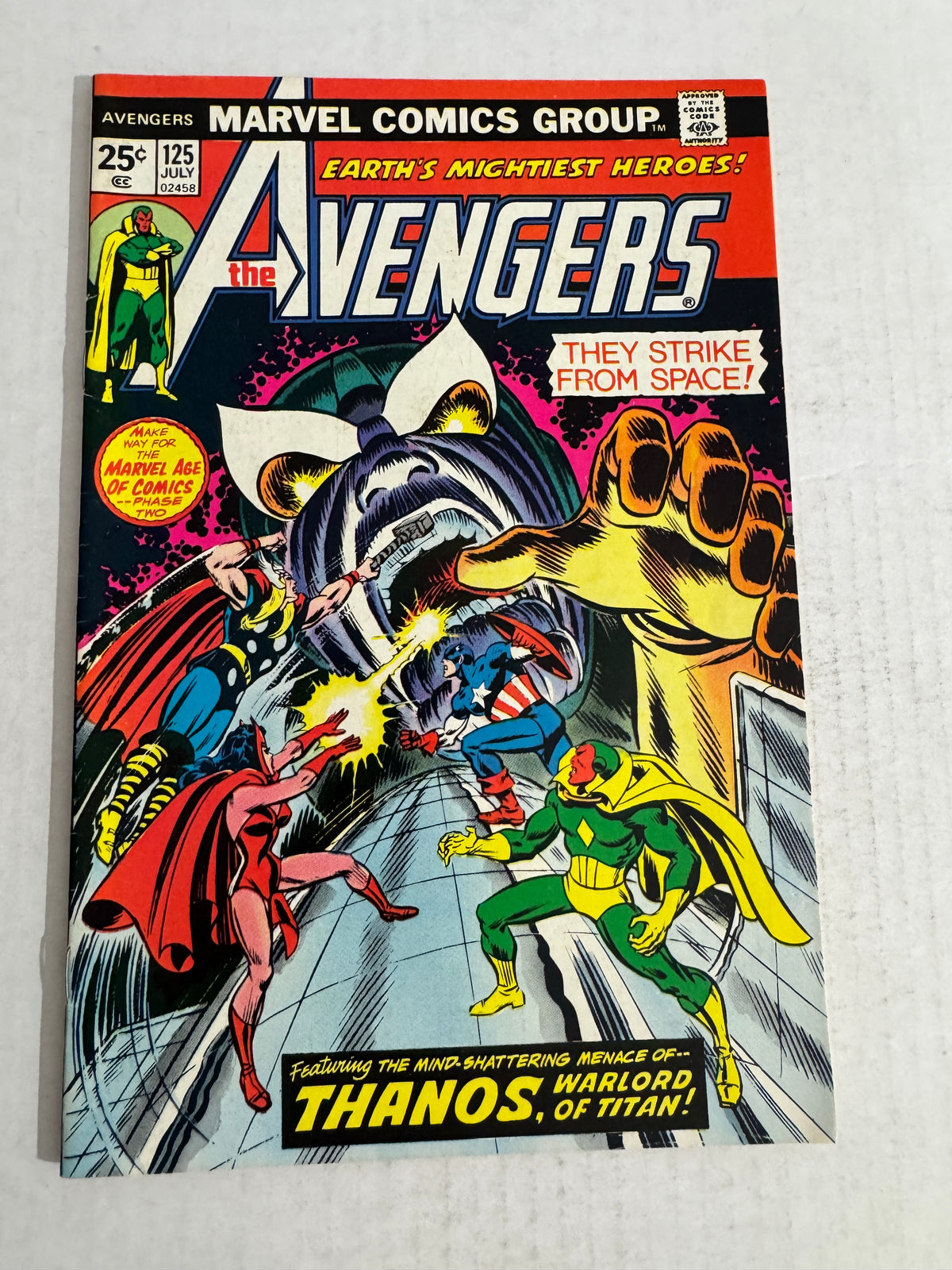 AVENGERS #125 FN/VF