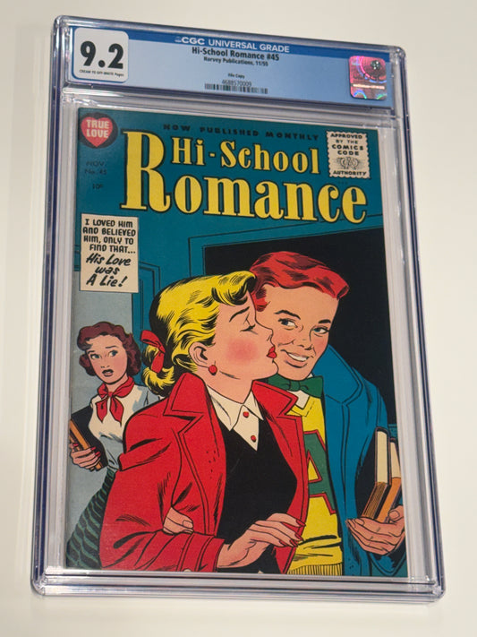 HI-SCHOOL ROMANCE #45 CGC 9.2