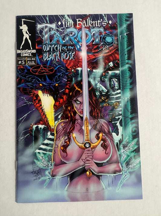 TAROT WITCH OF THE BLACK ROSE #5 NM- Jim Balent Cover