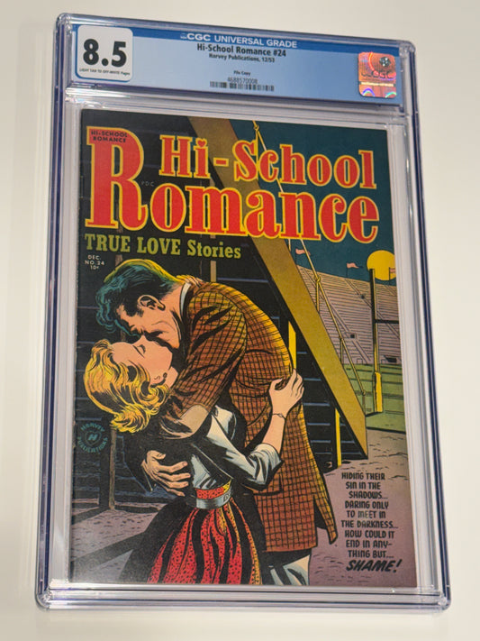 HI-SCHOOL ROMANCE #24 CGC 8.5