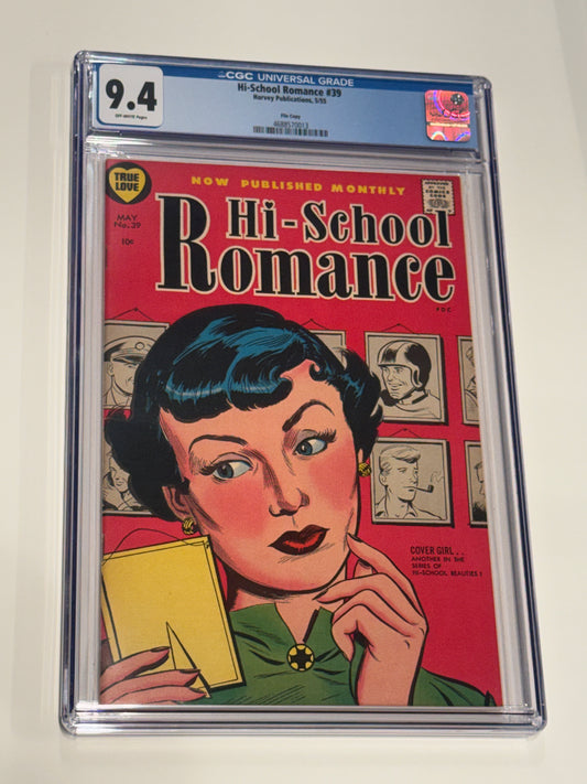 HI-SCHOOL ROMANCE #39 CGC 9.4