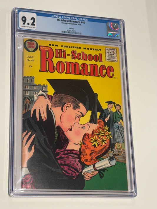 HI-SCHOOL ROMANCE #40 CGC 9.2