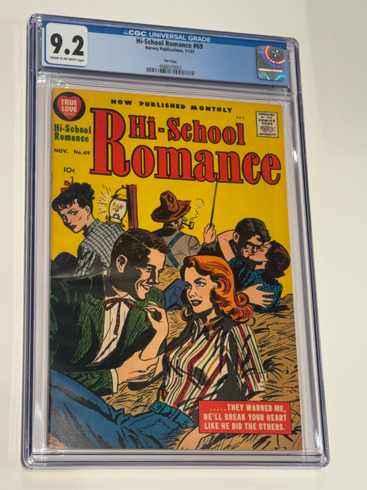 HI-SCHOOL ROMANCE #69 CGC 9.2