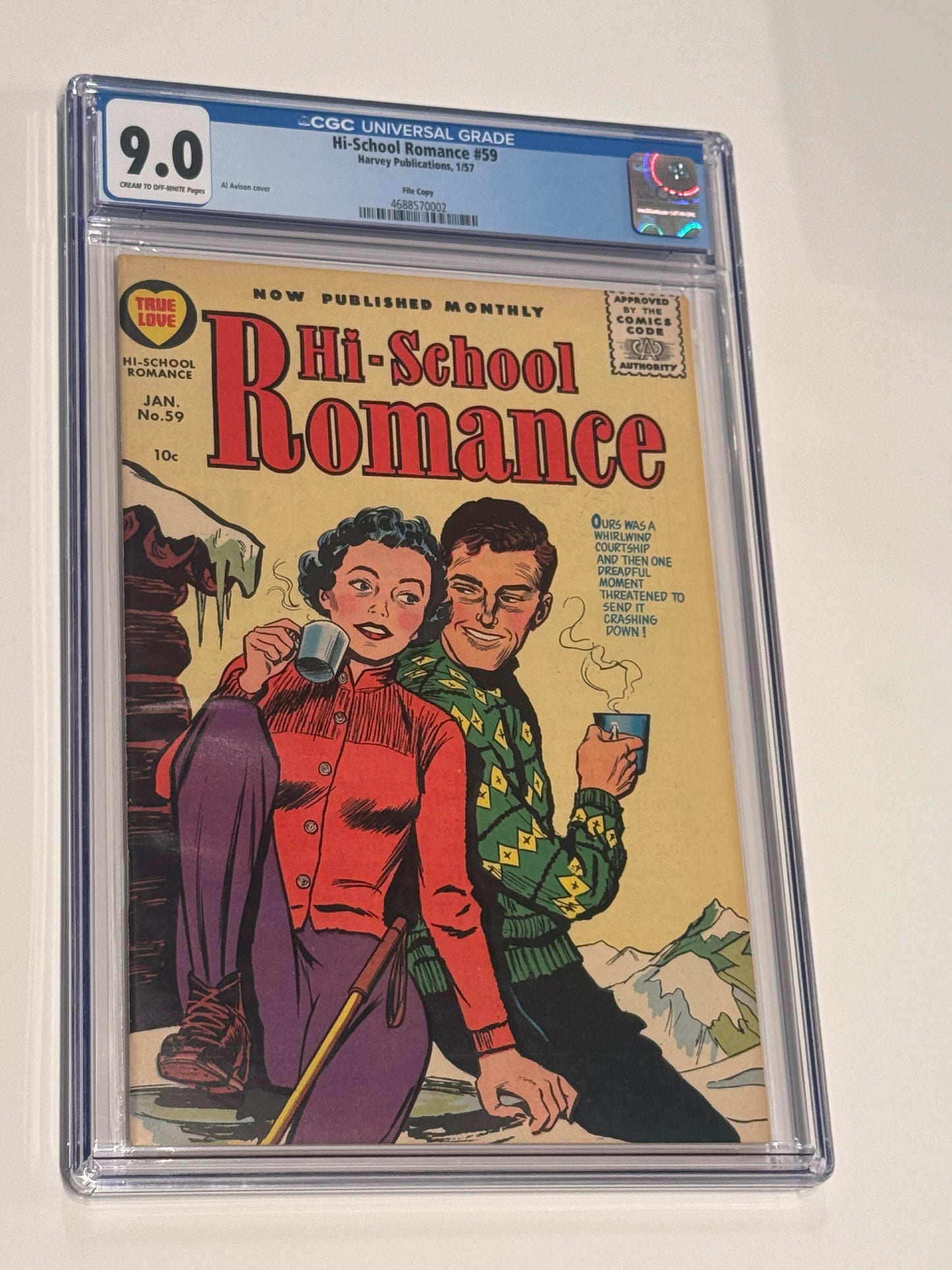HI-SCHOOL ROMANCE #59 CGC 9.0