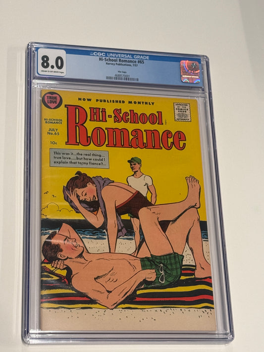 HI-SCHOOL ROMANCE #65 CGC 8.0