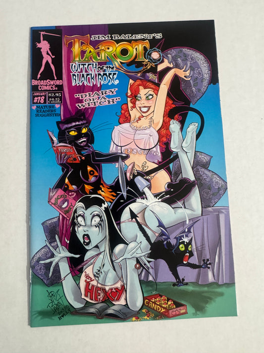 TAROT WITCH OF THE BLACK ROSE #18 NM Jim Balent Cover