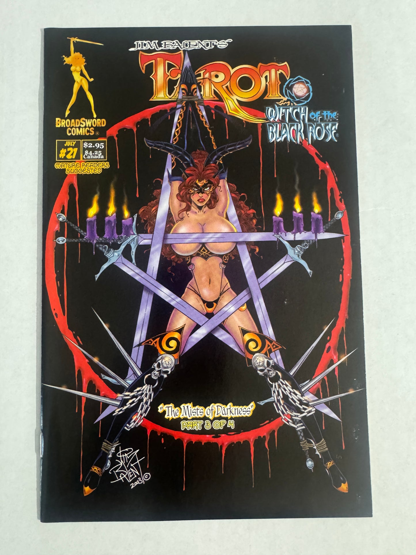 TAROT WITCH OF THE BLACK ROSE #21 VF Jim Balent Cover