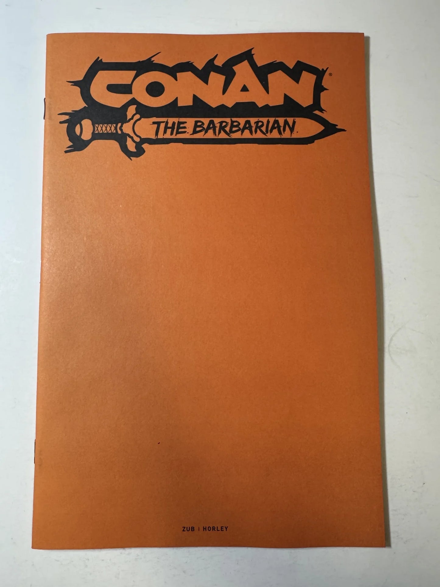 CONAN THE BARBARIAN #25 NM Orange Blank Variant (Titan)