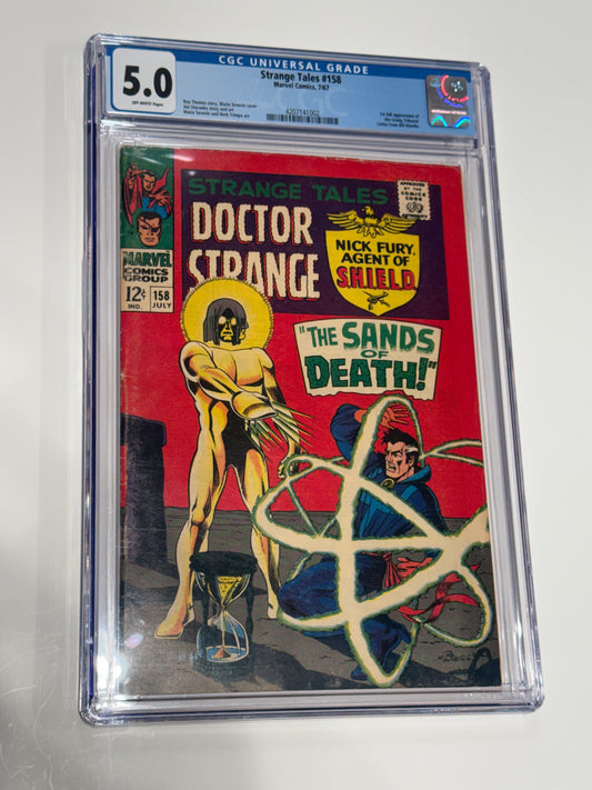 STRANGE TALES #158 CGC 5.0 1ST APPEARANCE (Cracked case)