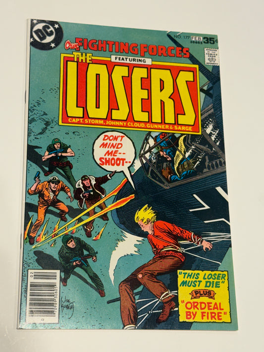 OUR FIGHTING FORCES #177 NM- Joe Kubert Cover