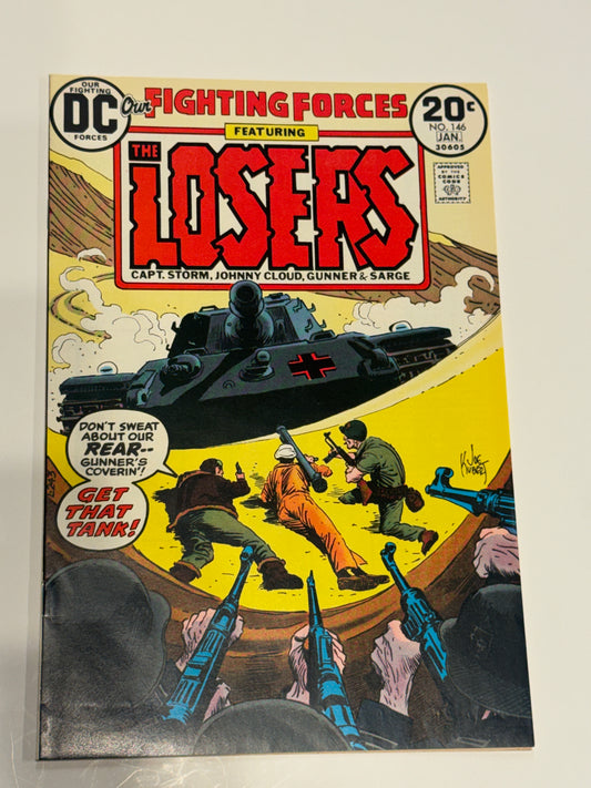 OUR FIGHTING FORCES #146 NM- Joe Kubert Cover