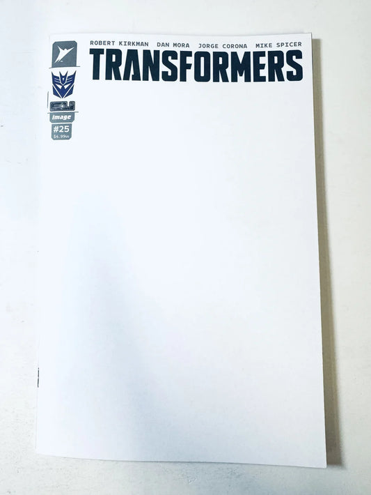 TRANSFORMERS #25 NM Decepticon Blank Variant