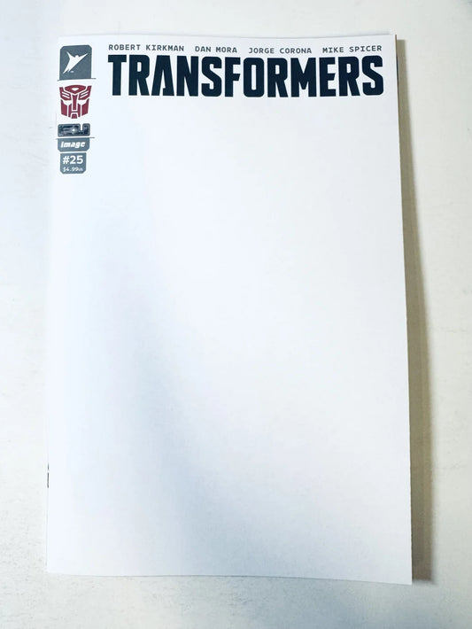 TRANSFORMERS #25 NM Autobot Blank Variant