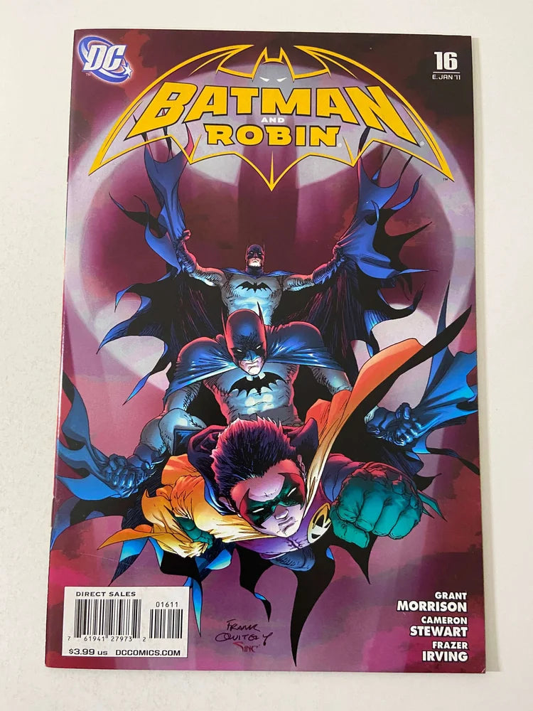 BATMAN & ROBIN #16 NM- Frank Quitely Cover