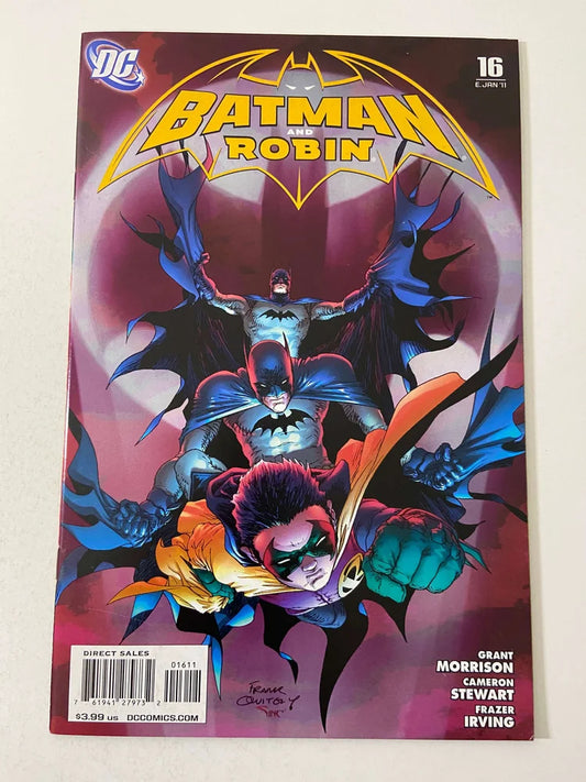BATMAN & ROBIN #16 NM- Frank Quitely Cover