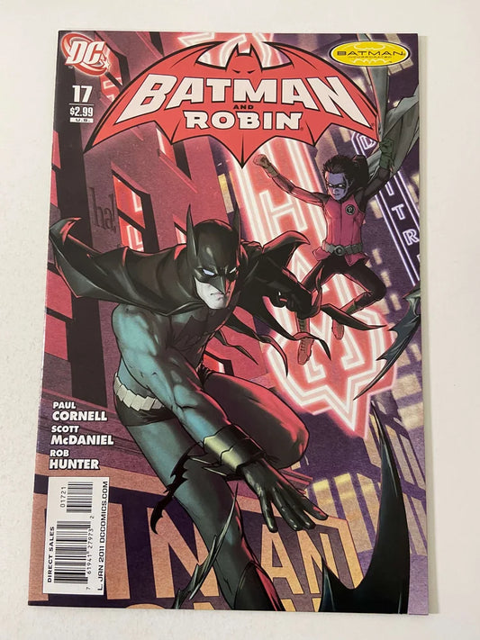 BATMAN & ROBIN #17 NM 1:10 Gene Ha Variant