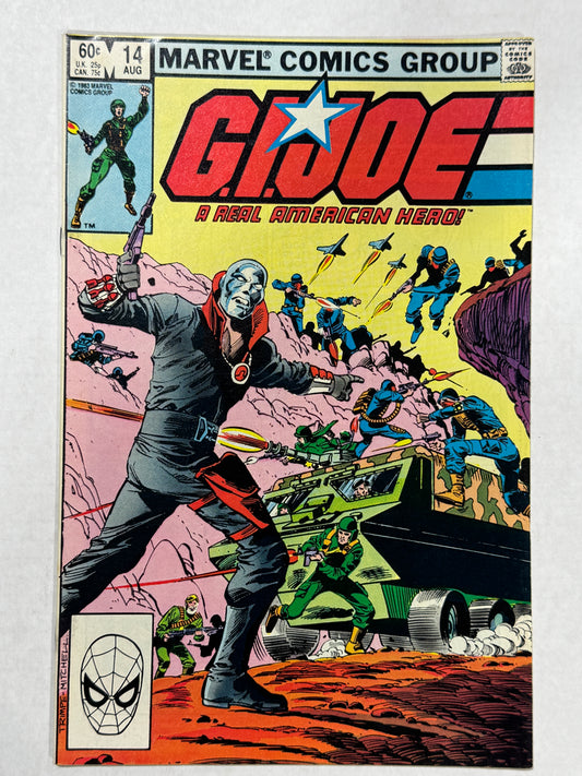 GI JOE A Real American Hero #14 NM- CANADIAN PRICE VARIANT 1ST APPEARANCE