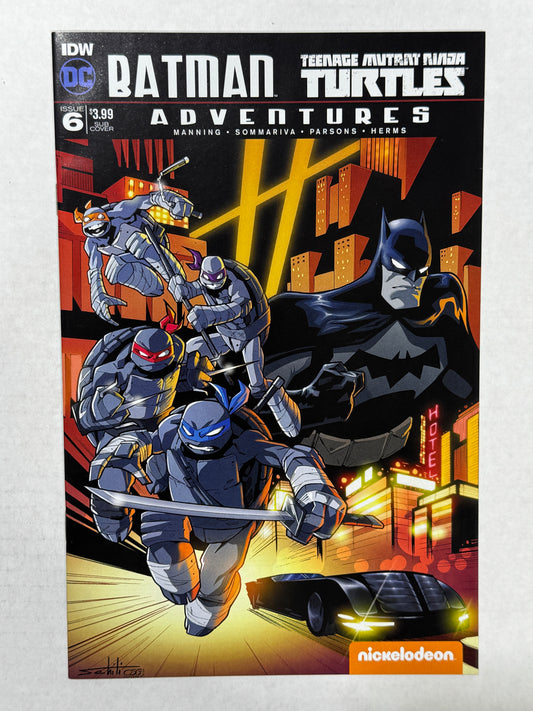 BATMAN TEENAGE MUTANT NINJA TURTLES ADVETURES #6 NM Schiti SUB Variant