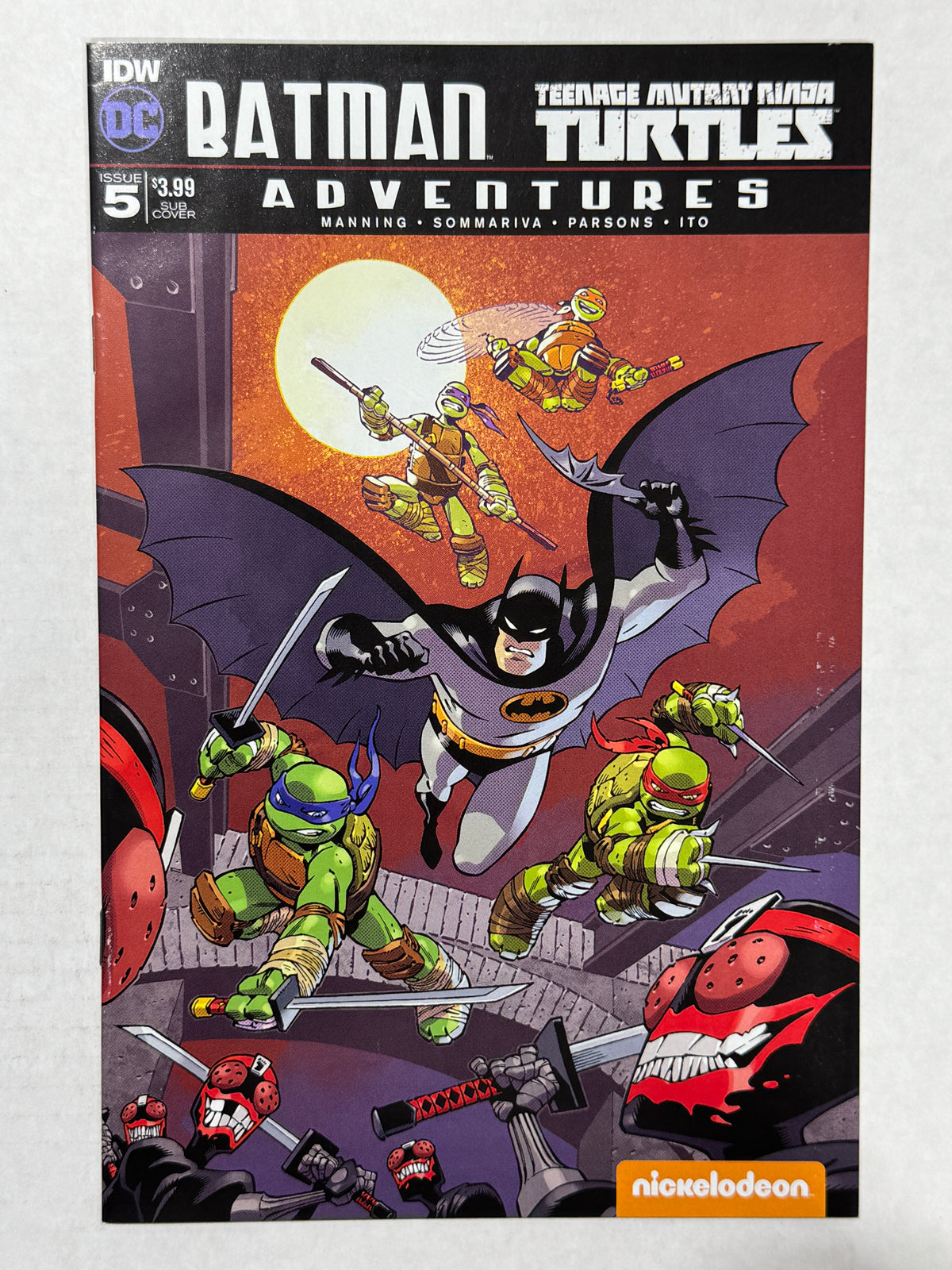 BATMAN TEENAGE MUTANT NINJA TURTLES ADVETURES #5 VF+ SUB Variant