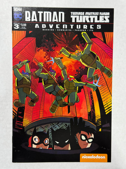BATMAN TEENAGE MUTANT NINJA TURTLES ADVETURES #3 NM SUB Variant