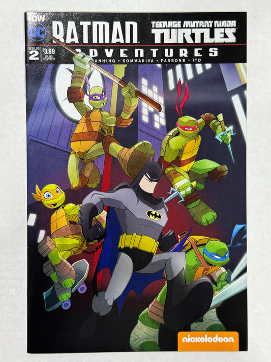 BATMAN TEENAGE MUTANT NINJA TURTLES ADVETURES #2 NM Billy Martin SUB Variant