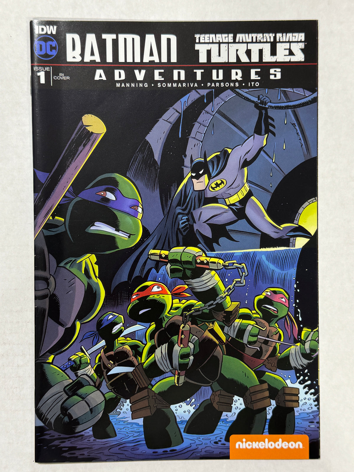 BATMAN TEENAGE MUTANT NINJA TURTLES ADVETURES #1 NM- 1:10 Variant