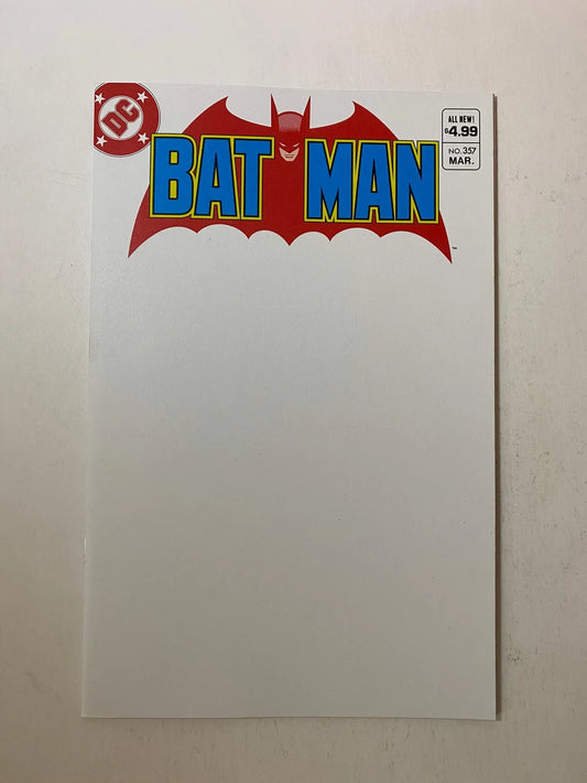 BATMAN #357 NM Facsimile Blank Variant
