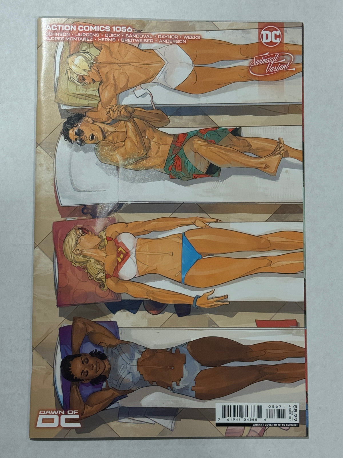ACTION COMICS #1056 NM Otto Schmidt Swimsuit F Variant