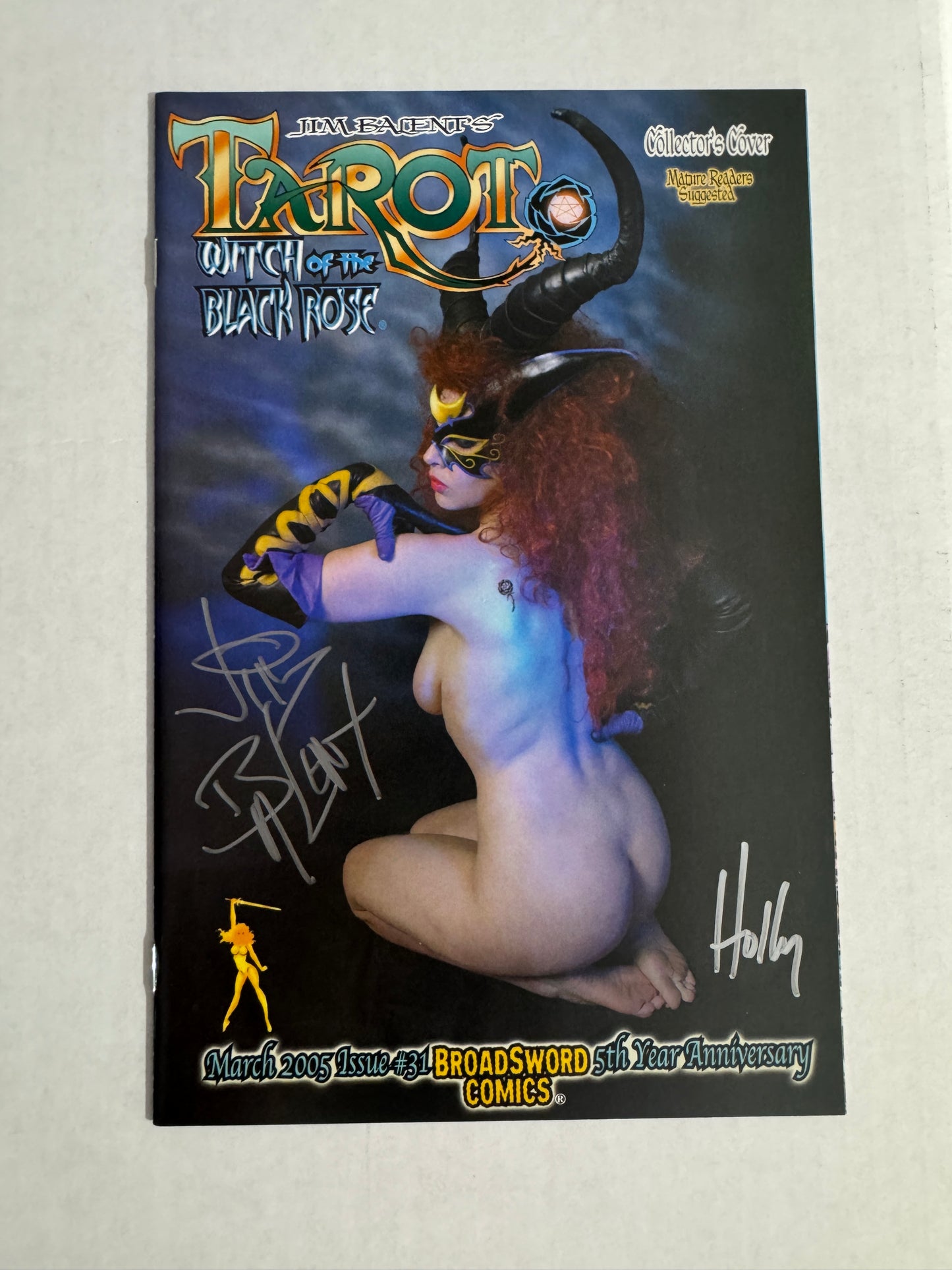 TAROT WITCH OF THE BLACK ROSE #31 NM Collector Photo Variant SIGNED x2 LTD to 1000