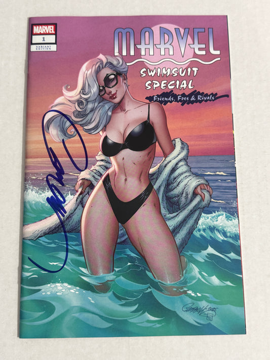 MARVEL SWIMSUIT SPECIAL #1 NM J Scott Campbell B Variant SIGNED