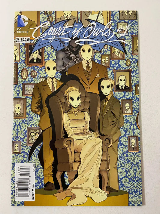 BATMAN & ROBIN #23.2 COURT OF OWLS #1 Vol 2 NM Lenticular Cover