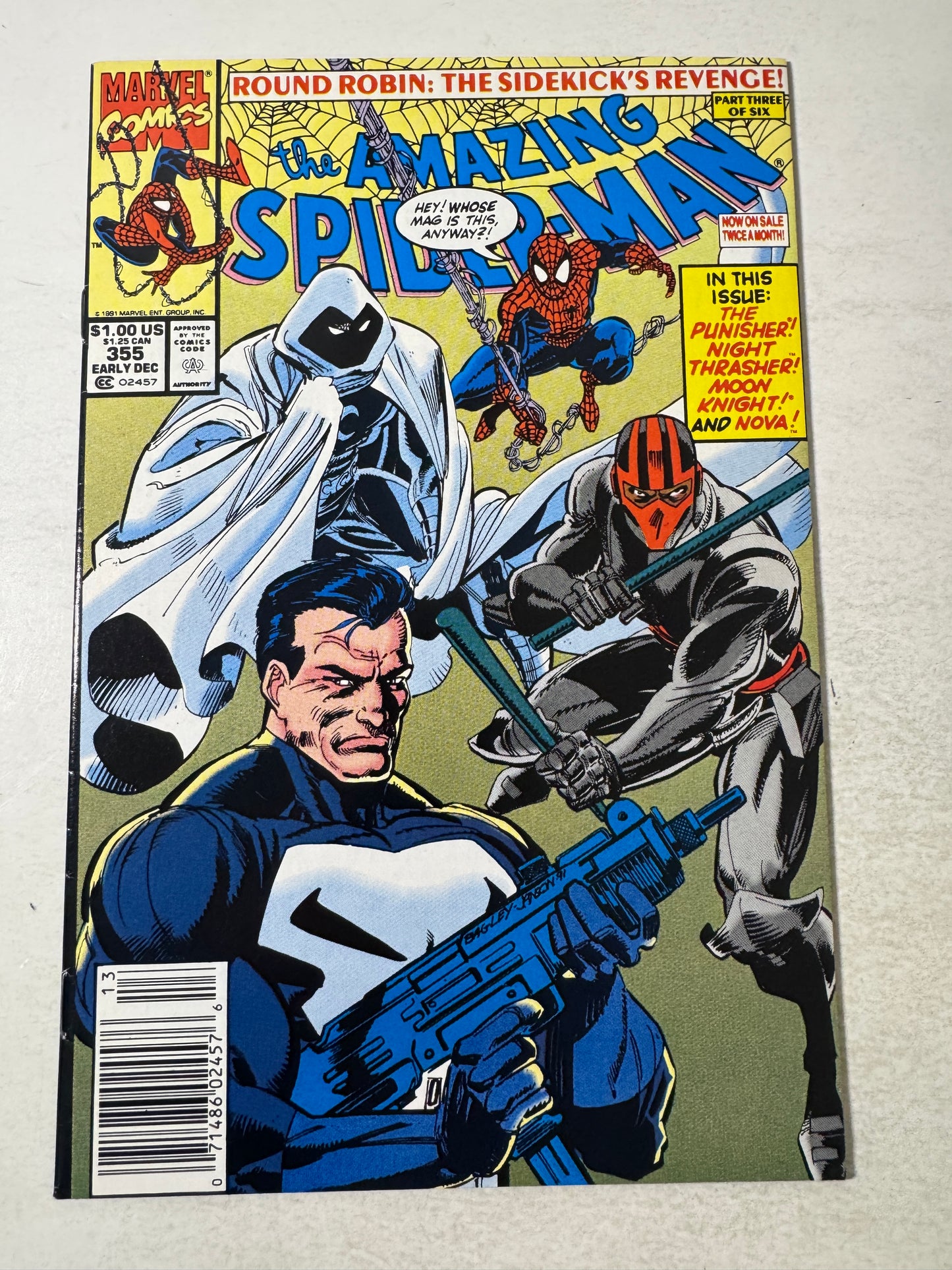 AMAZING SPIDER-MAN #355 VF/NM NEWSSTAND