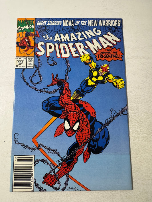 AMAZING SPIDER-MAN #352 VF NEWSSTAND