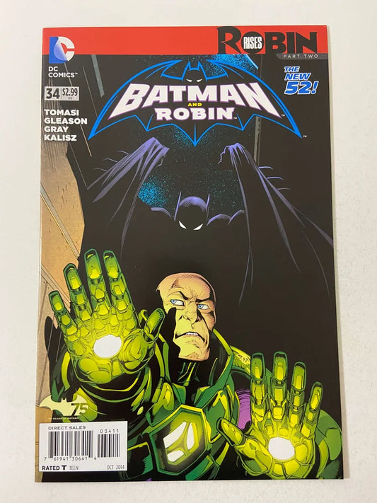 BATMAN & ROBIN #34 Vol 2  Patrick Gleason Cover (Copy)