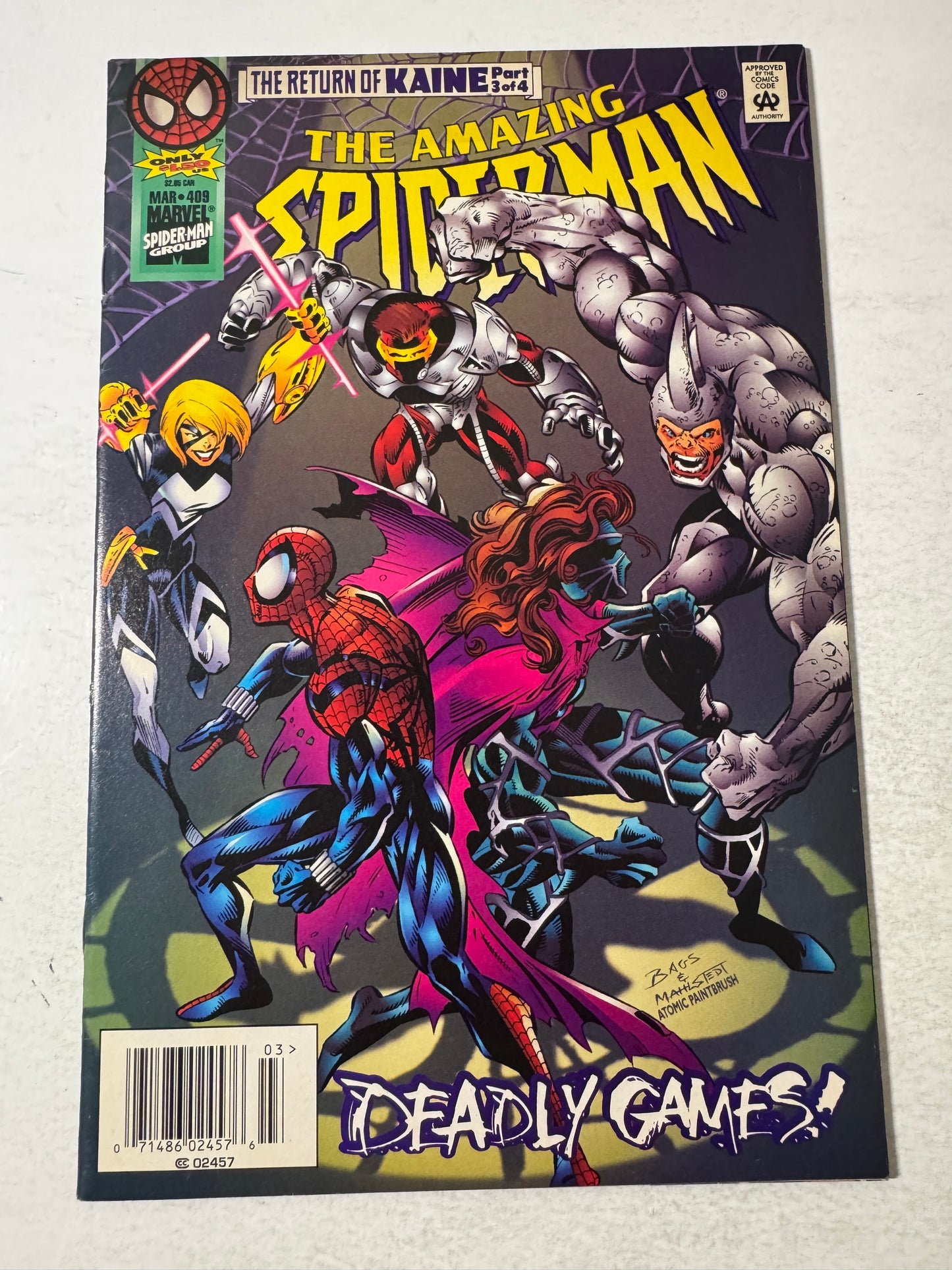 AMAZING SPIDER-MAN #409 NM- NEWSSTAND