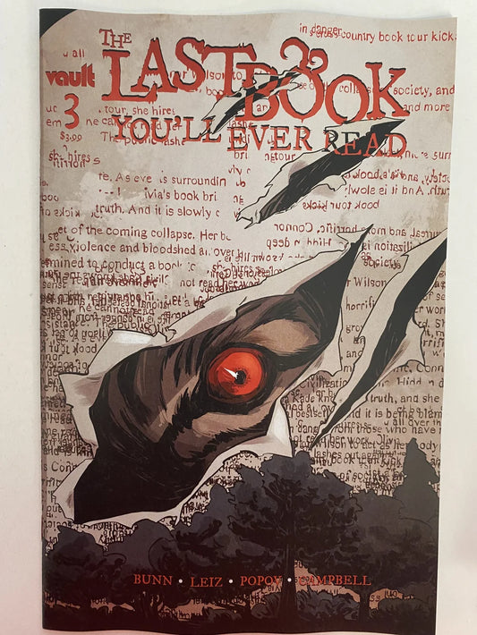 THE LAST BOOK YOU'LL EVER READ #3 NM Jen Hickman Variant