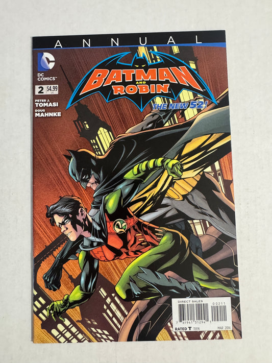 BATMAN & ROBIN ANNUAL #2 2014 NM- Mike McKone Cover