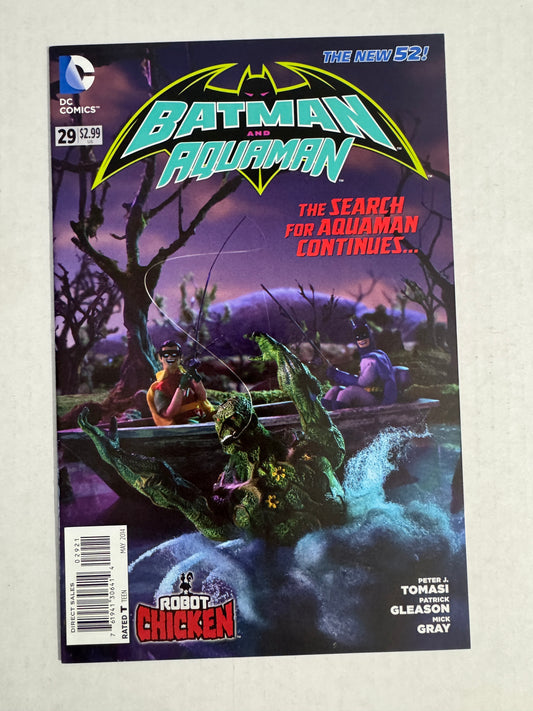BATMAN & ROBIN #29 Vol 2 NM- 1:25 Robot Chicken Variant
