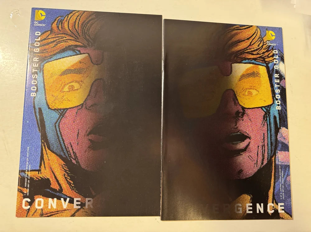 BOOSTER GOLD Convergence #1-2 NM Chip Kidd Variant Set