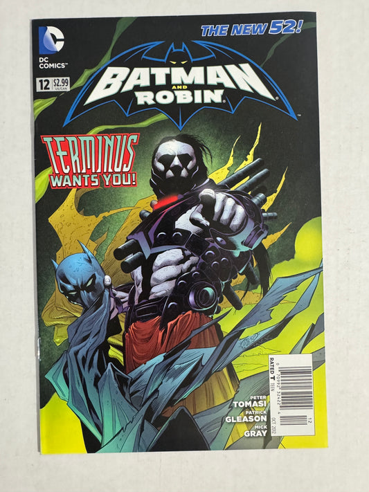 BATMAN & ROBIN #12 Vol 2 VF+ Patrick Gleason Cover NEWSSTAND