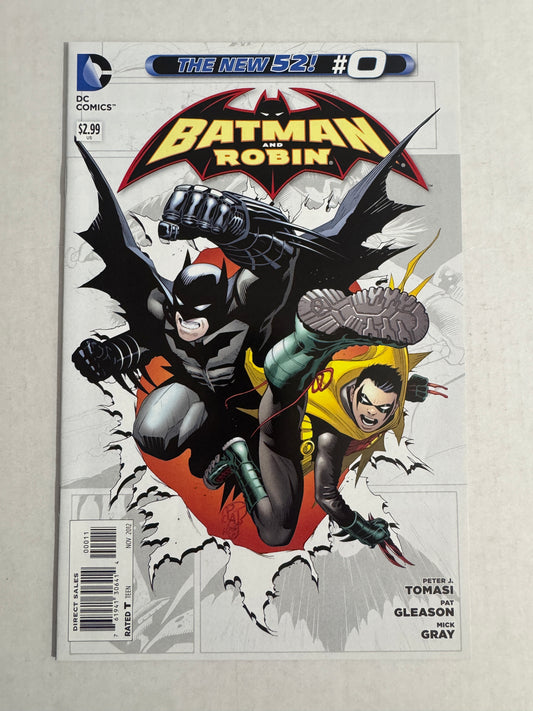 BATMAN & ROBIN #0 Vol 2 NM Patrick Gleason Cover