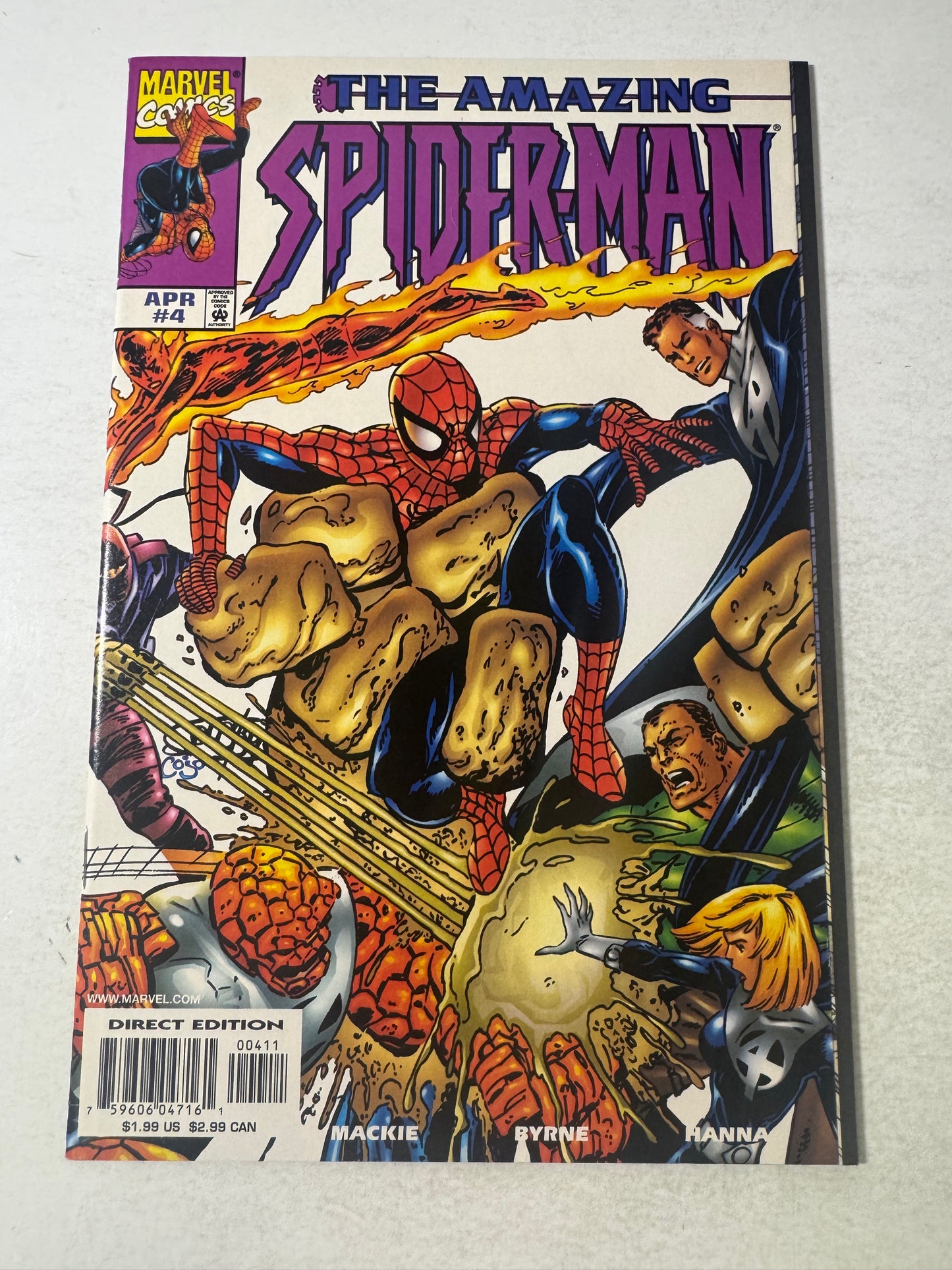 AMAZING SPIDER-MAN #4 Vol 2 NM John Byrne Cover