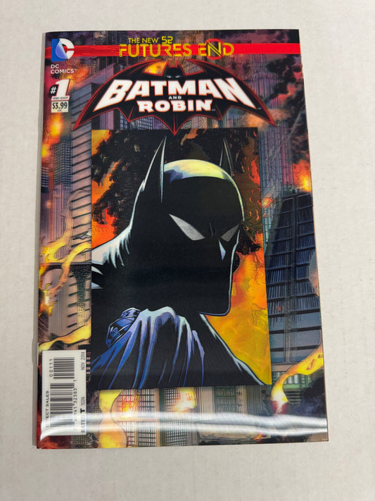 BATMAN & ROBIN FUTURES END #1 NM Lenticular Cover 1ST APPEARANCE