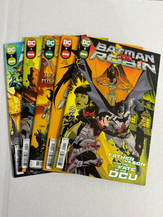 BATMAN VS ROBIN #1-5 NM SET