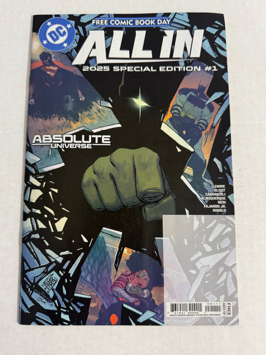 DC ALL IN 2025 SPECIAL EDITION #1 FCBD NM
