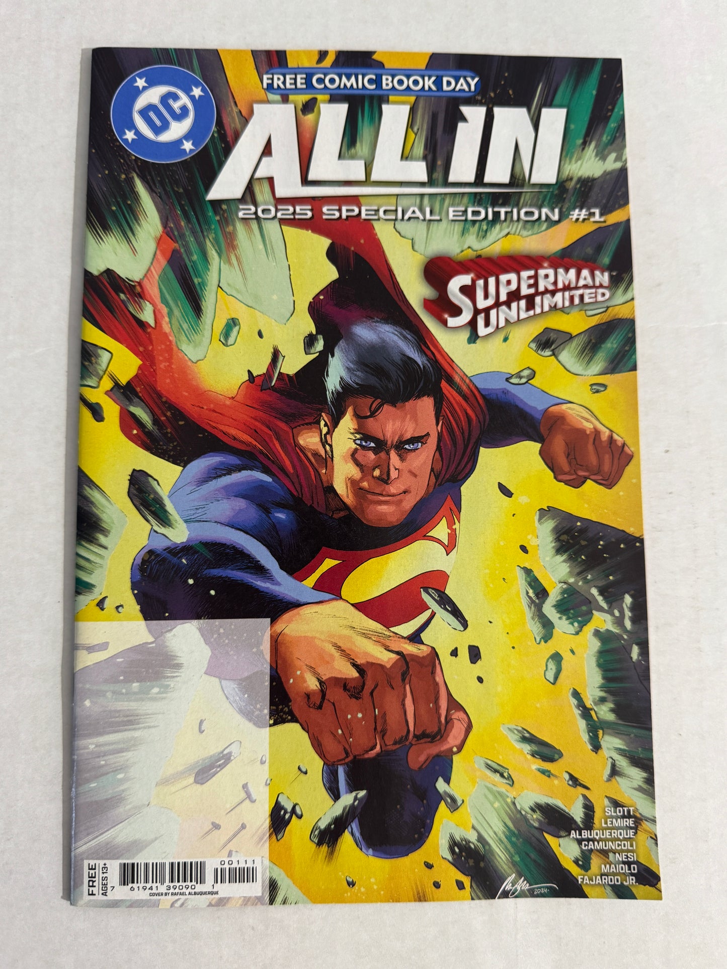 DC ALL IN 2025 SPECIAL EDITION #1 FCBD NM