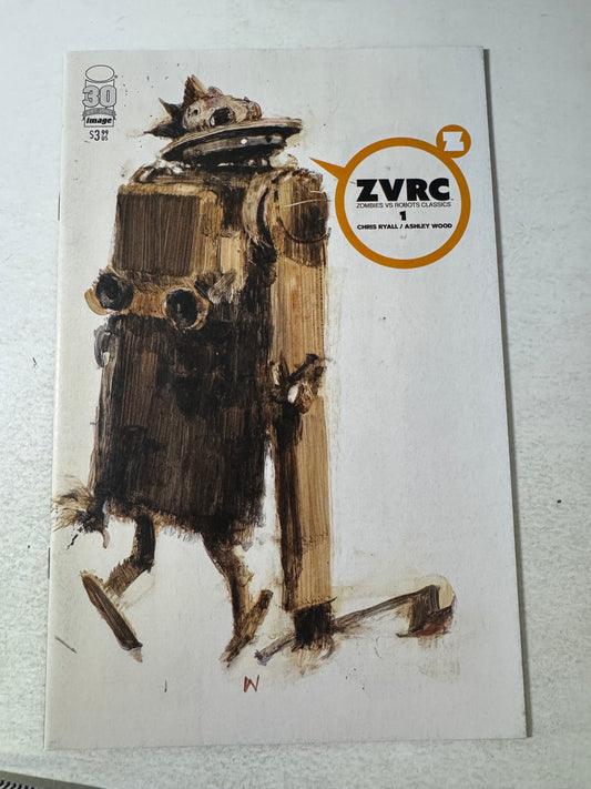 ZVRC ZOMBIES VS ROBOTS #1 NM Ashley Wood Cover (Image)