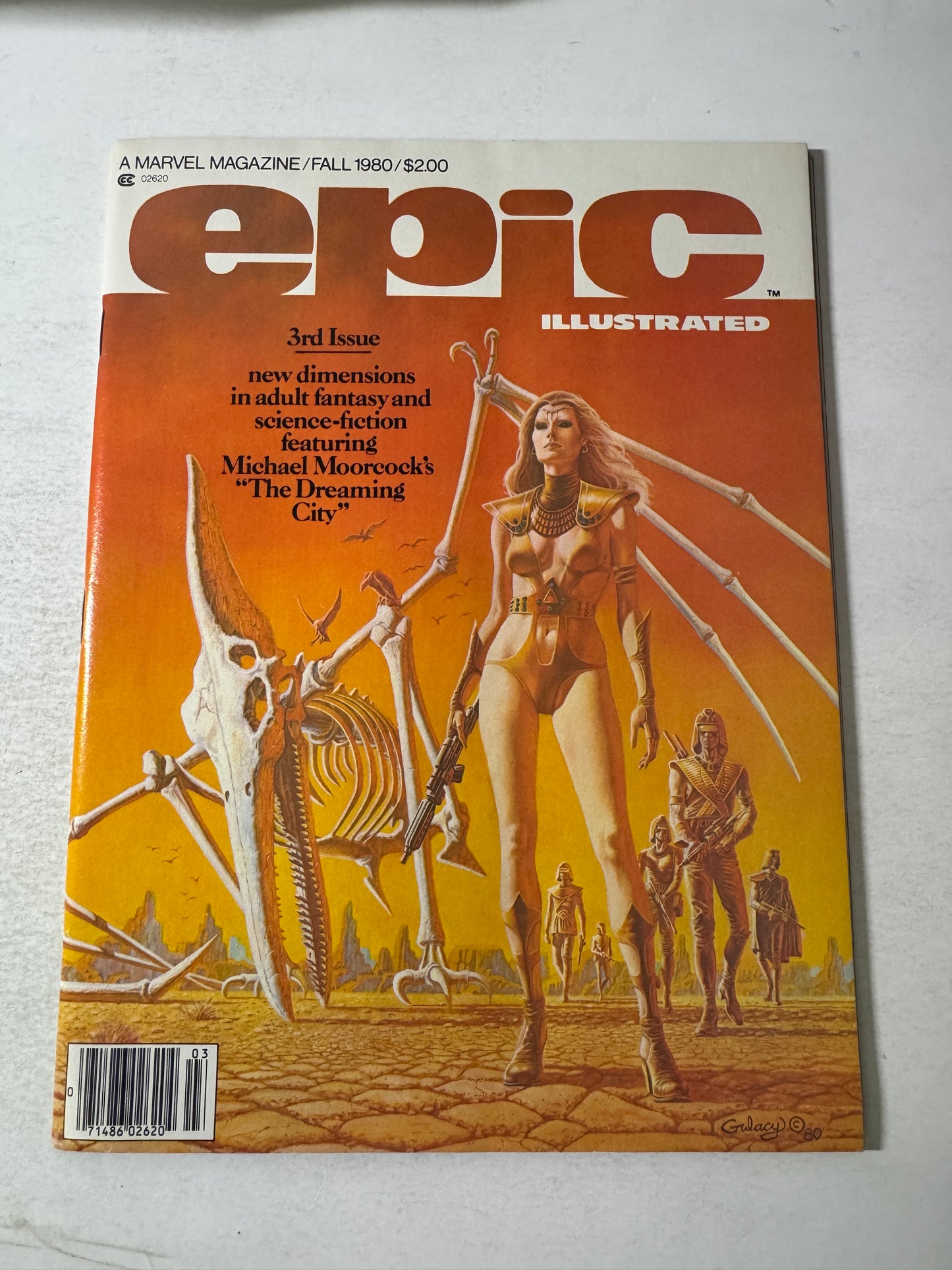 EPIC ILLUSTRATED #3 VF 1ST APPEARANCE