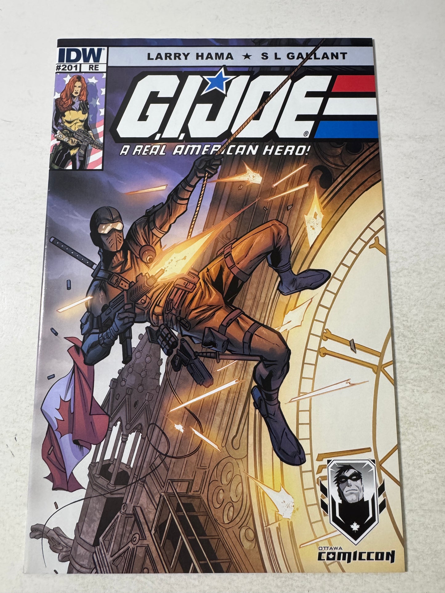 GI JOE A Real American Hero #201 VF/NM Ottawa Comicon Exclusive Variant